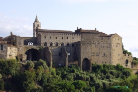 Palace of the Popes in Viterbo panoramic view