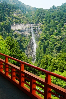 Seiganto ji water falls view