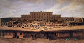 pandolfo reschi view of the palazzo pitti  