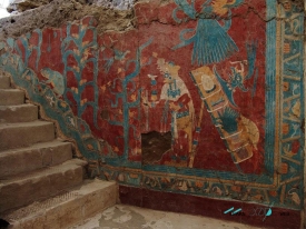 pinturas murales de Cacaxtla